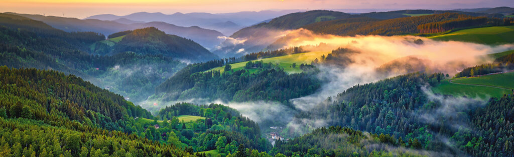 Wunderschöne Landschaft des Schwarzwaldes